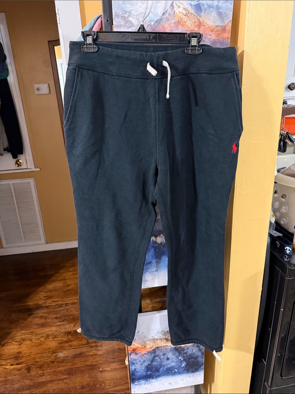 Polo by Ralph Lauren Dark Navy Sweatpants with Red Pony
